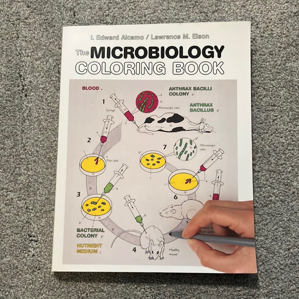 Microbiology Colouring Book